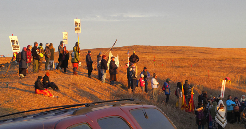 Standing Rock - on the ridge
