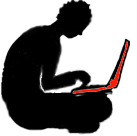 red typewriter
